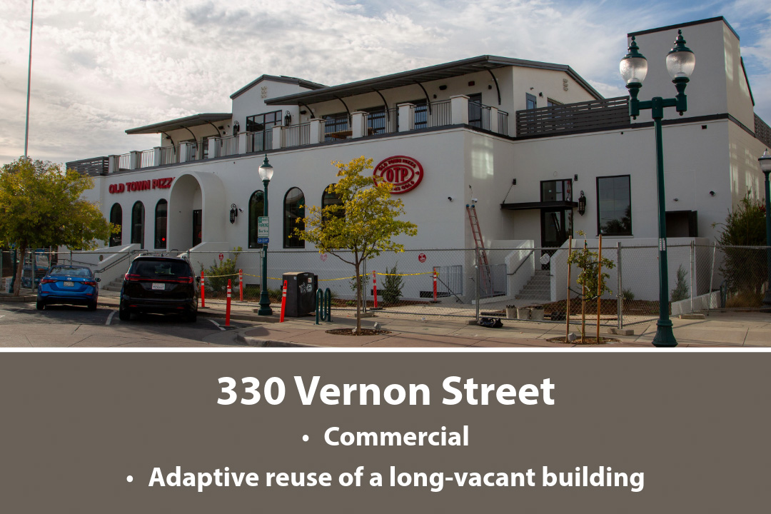 A new business renovates a long-vacant building at 330 Vernon Street.